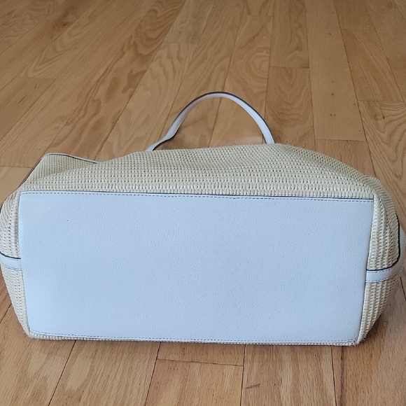 Kate Spade Ash Straw Lemon Zest Tote - Picture 9 of 14